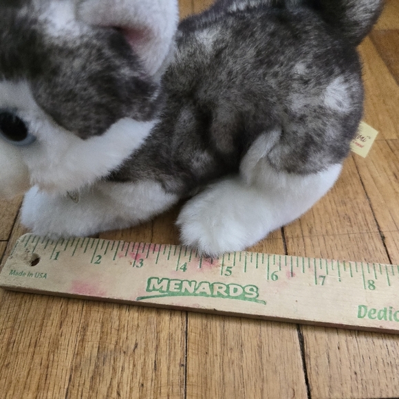 Miyoni by Aurora Siberian Husky Puppy Dog Wolf Plush Stuffed Animal - Picture 10 of 10